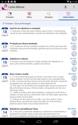 Lições Bíblicas android App screenshot 1