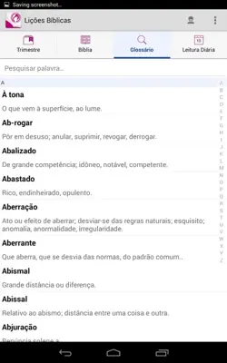 Lições Bíblicas android App screenshot 2